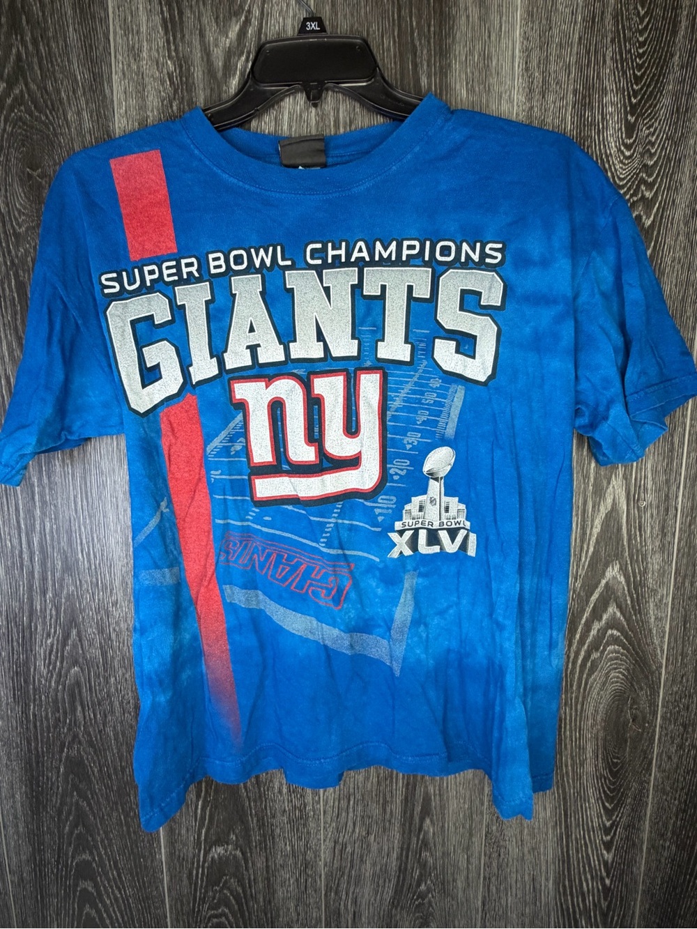 NFL Team Apparel - Super Bowl XLVI Champions New York Giants Shirt - Large